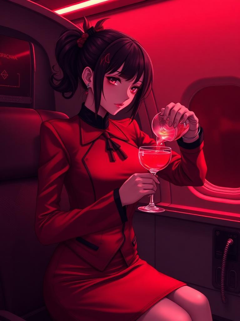 Crimson Stewardess