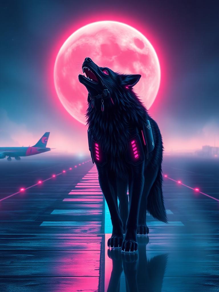 Runway Wolf